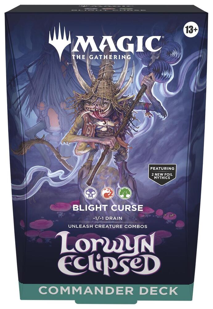 Lorwyn Eclipsed — Blight Curse — Commander Deck — English standard edition